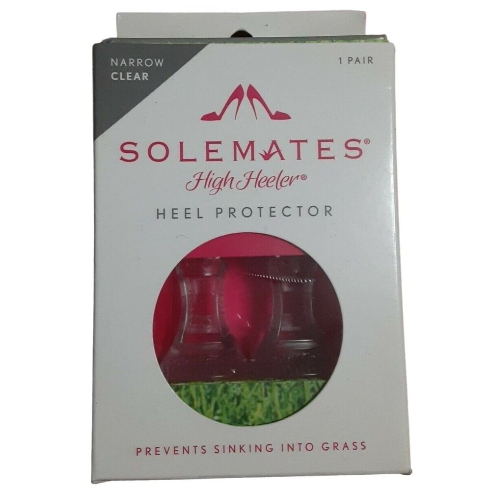 Solemates Clear Narrow High Heeler Heel Protector 1 Pair